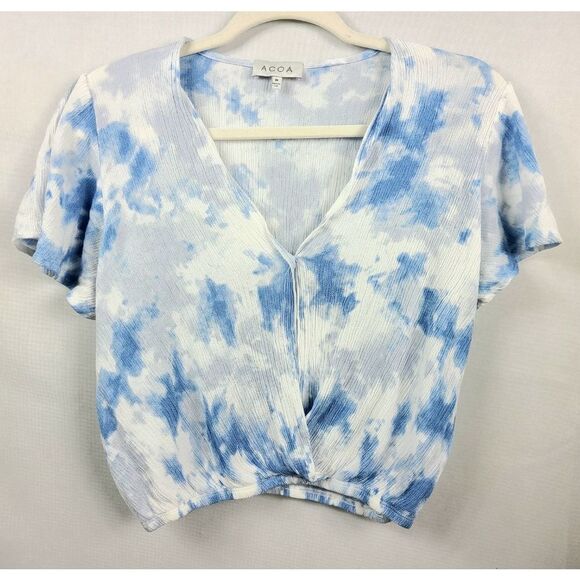 ACOA| Tie Dye Crop Top| Sz Medium| Women's Top - Picture 2 of 13